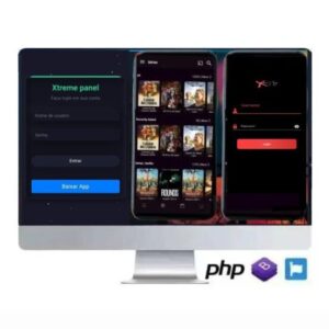 Netflix-style Xtream Player script with panel